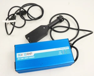Flngr 36V Golf Cart Battery Charger for EZGO, 12 Amp with Trickle Charge-D Plug - Picture 1 of 6