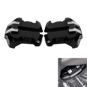 Upper Rocker Box Covers For Harley Street Road Glide 17-Up Softail 18-Up Black - Picture 1 of 10
