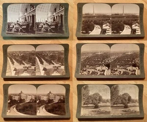 Mixed Lot of 6 Various Antique Stereoview Slides of Washington D.C., Good Shape - Picture 1 of 13