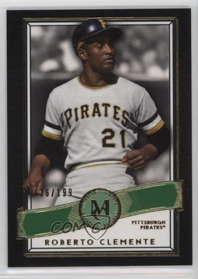 2016 Topps Museum Collection Green /199 Roberto Clemente #46 HOF - Image 1 of 2