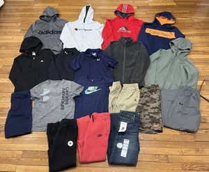 ATHLETIC BOYS CLOTHING LOT 18PCS UNDER ARMOUR Nike & MORE Large-XL 14/16/18 - Picture 1 of 12