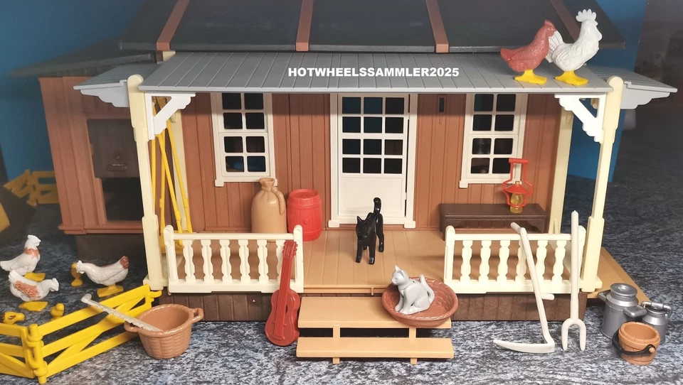 PLAYMOBIL "6410 ALTE FARM/FARMHAUS" WESTERN GEBÄUDE ZUBEHÖR GEBRAUCHT ANSEHEN! - Bild 1 von 4