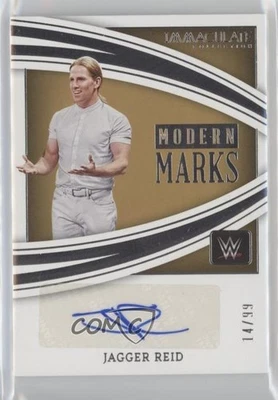 2022 Panini Immaculate WWE Modern Marks /99 Jagger Reid #MM-JRD Rookie Auto RC - Image 1 of 2