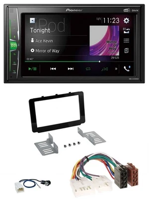 Pioneer 2DIN MP3 DAB USB Bluetooth Autoradio für Toyota Hilux 2016-2020 schwarz - Bild 1 von 4