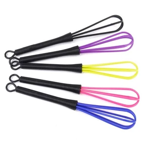 Mini batidor de goma 5 piezas pasta para batir huevos bebé color de cabello a granel pequeño para teñir - Imagen 1 de 12