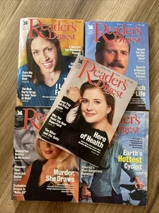 Lot 5 Readers Digest Magazine 2000 June July Oct Nov 2001 Feb - Picture 1 of 6
