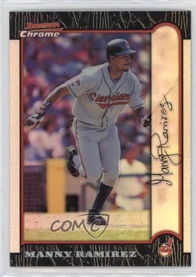 1999 Bowman Chrome Refractor Manny Ramirez #35 0ho9 - Image 1 of 3