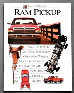 ORIGINAL 1995 DODGE RAM PICKUP SALES BROCHURE CATALOG ~ 16 PAGES ~ 8.5" X 11" - Picture 1 of 10