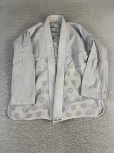Shoyoroll BJJ Jiu Jitsu Kimono Gi Jacket Top A1F 100% Cotton White Free World - Picture 1 of 7