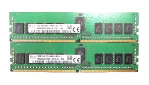 Lot 2x 16GB (32GB) SK Hynix HMA82GR7AFR8N-VK TF AD PC4-2666V Server Memory - Picture 1 of 2