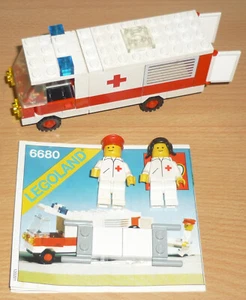 Lego City 6680 Krankenwagen v. 1981 + OBA - Picture 1 of 1
