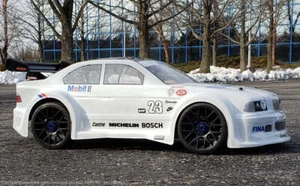 BMW M3 1/8 SCALE GT RC CLEAR CAR BODY - 0137 - Picture 1 of 10