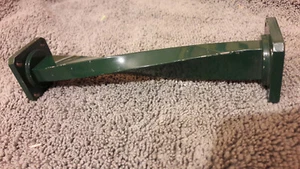 WG18 WR62 waveguide twist 90 degree 150mm long - Picture 1 of 6