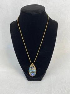 NFL Jacksonville Jaguars Vintage Teardrop Spinner Necklace - Picture 1 of 1