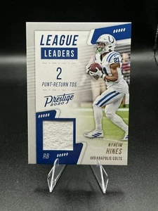 Panini Prestige 2020 - League Leaders Xtra Points azul #LL-NH Nyheim Hines (MEM) - Imagen 1 de 2