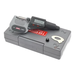 NEW SPI IP54 Digital Electronic Outside Micrometer 0-1" Max, Carbide-Tipped Face - Picture 1 of 6