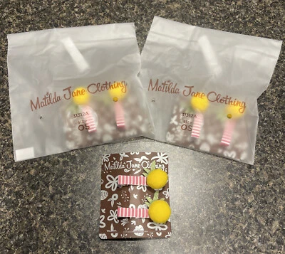 Pinzas para el cabello estilo pasador Matilda Jane para niñas - ¡Juego de 6 nuevas con etiquetas! A4986 Foto 1 de 4