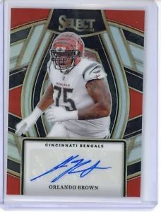 2023 Panini Select Select Signatures Red Prizm Orlando Brown SELS-OBR Auto - Picture 1 of 2