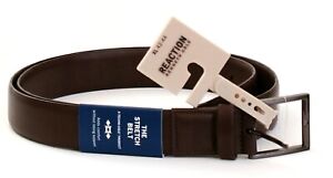 Kenneth Cole Reaction The Stretch Belt Brown Men's Small 30-32 New 