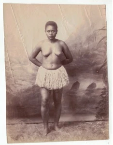 Nouvelles-Hébrides Femme Néo-Hébridaise. photographie XIXème siècle. - Picture 1 of 1