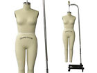Professional Pro Female Working Dress Form Mannequin Full Size 8 +ARM