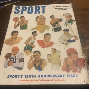 Sport Magazine - 10th Anniversary Issue Dimaggio - September 1956 - Picture 1 of 3