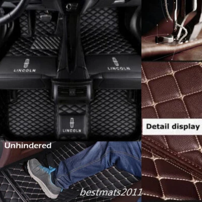 For Lincoln MKC MKT MKS MKX MKZ Continental Car Floor Mats Carpets Waterproof Foto 1 de 4