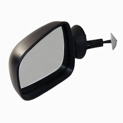 Außenspiegel Spiegel links Dacia Sandero I manuell schwarz Plastik - Bild 1 von 4