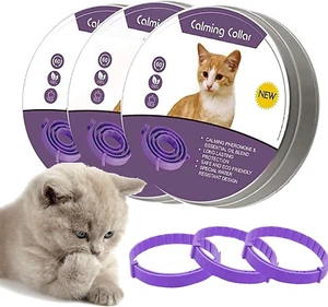 Lopnord Calming Collar for Cats, Adjustable Reduce Relieve Anxiety Pheromone Kee - Picture 1 of 7