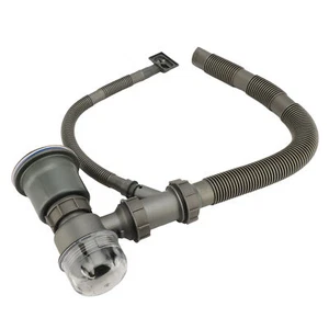 Kitchen Sink Drain Kit Professional Thickened Odor Resistance Basin Drain Pipe - Picture 1 of 12