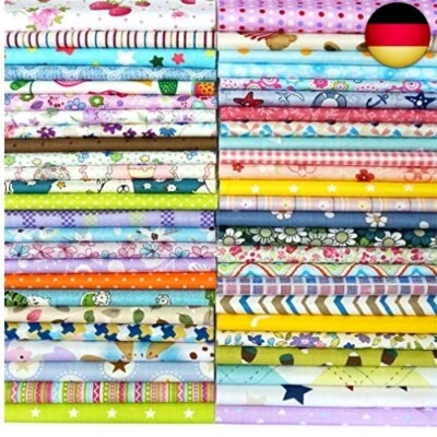 YXJDWEI 25Pcs Baumwollstoff 100% Baumwolle Patchwork Stoffe 30x30cm Quadrate - Bild 1 von 4