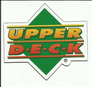 Upper Deck trading cards logo refrigerator fridge magnet 2.5" x 2.25" - Picture 1 of 1