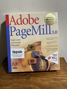 Adobe PageMill 3.0 UPGRADE for Macintosh - Vintage Software - Picture 1 of 3