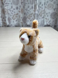 "Juguetes de peluche suave a rayas naranjas vintage Douglas Cuddle Toys gato 6""" - Imagen 1 de 4