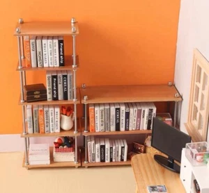 1/6 Dollhouse miniature shelf rack furniture book shelf storage rack - Picture 1 of 11