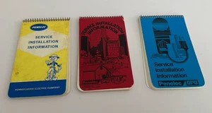 3 folletos de información de instalación de servicio vintage de PENELEC 1964 1980 1985 - Imagen 1 de 20