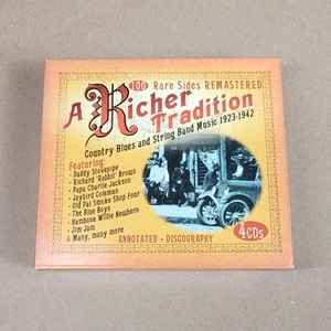 A RICHER TRADITION Country Blues Music 4 Disc CD Box Set - Picture 1 of 11