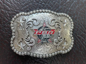 Professional Bull Riders PBR Licensed Rodeo Cowboy Western Belt Buckle - Picture 1 of 2