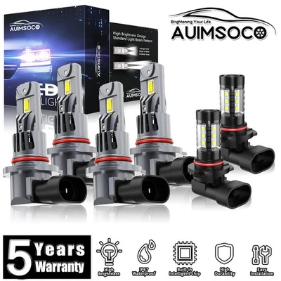 Kit de conversión de faros LED 80000LM blanco frío para Chrysler 300 2005-2010 Foto 1 de 4