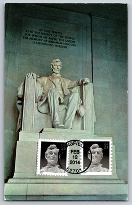 #4860-61 Lincoln Memorial Combo FDC Maxi Card - Image 1 of 2