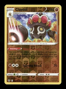 Holograma inverso Claydol poco común SWSH12: Silver Tempest 094/195 LP Pokemon LP - Imagen 1 de 2