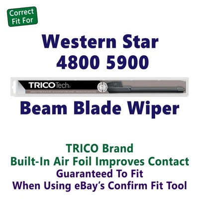 Limpiaparabrisas (cantidad 1) haz compatible con Western Star 4800 5900-19200 1996-2002 Foto 1 de 4
