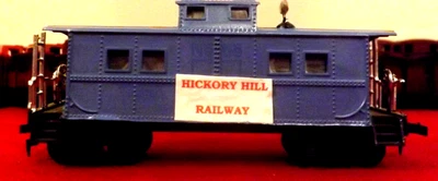 Ho Scale Hickory Hill Railway Caboose Blue - Image 1 of 3