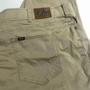 Lee Extreme Motion MVP Herrenhose 54 x 34 khaki gerade Passform gerades Bein neu ohne Etikett - Bild 1 von 10