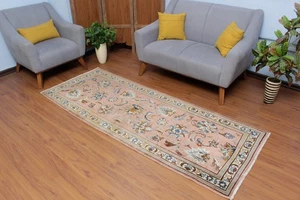 Turkish Runner Rug 3x7 Vintage Wool Hand Knotted Runner Rug 2'11" x 7'6" - Picture 1 of 14