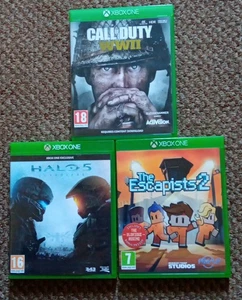 3 X Microsoft XBox One Spiele. Call Of Duty WWII, Halo 5 und The Escapists 2 - Bild 1 von 5