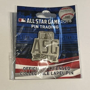 New 2018 MLB Baseball All Star Game ASG Silver - WinCraft Lapel Pin - Picture 1 of 2