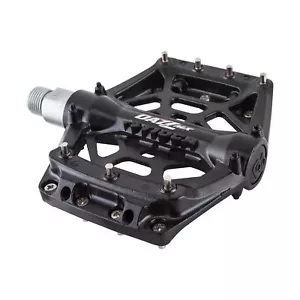 Tioga Spyder Dazz MX Pedale 9/16" Bor Achse Aluminiumgehäuse abnehmbare Pins schwarz - Bild 1 von 1