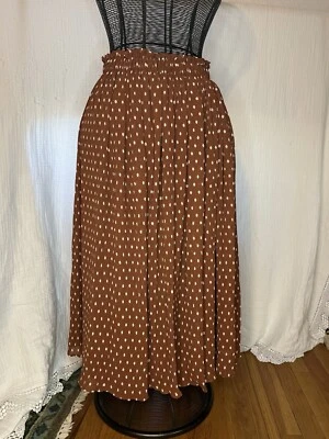 Falda Completa Halógena X Atlántico-Pacífico a Lunares - Marrón/Blanco - Talla M Foto 1 de 4