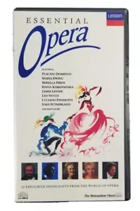 NEW SEALED Essential Opera VHS video Domingo Pavarotti AIDA La Boheme TOSCA - Picture 1 of 7